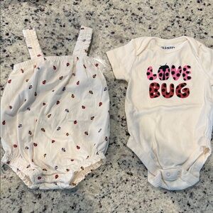 Old Navy Romper and Body Suit 3–6M